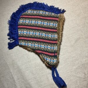 Ruum American Kids Wear Mohawk Knit/Faux fur Boys Hat 8-14 years
